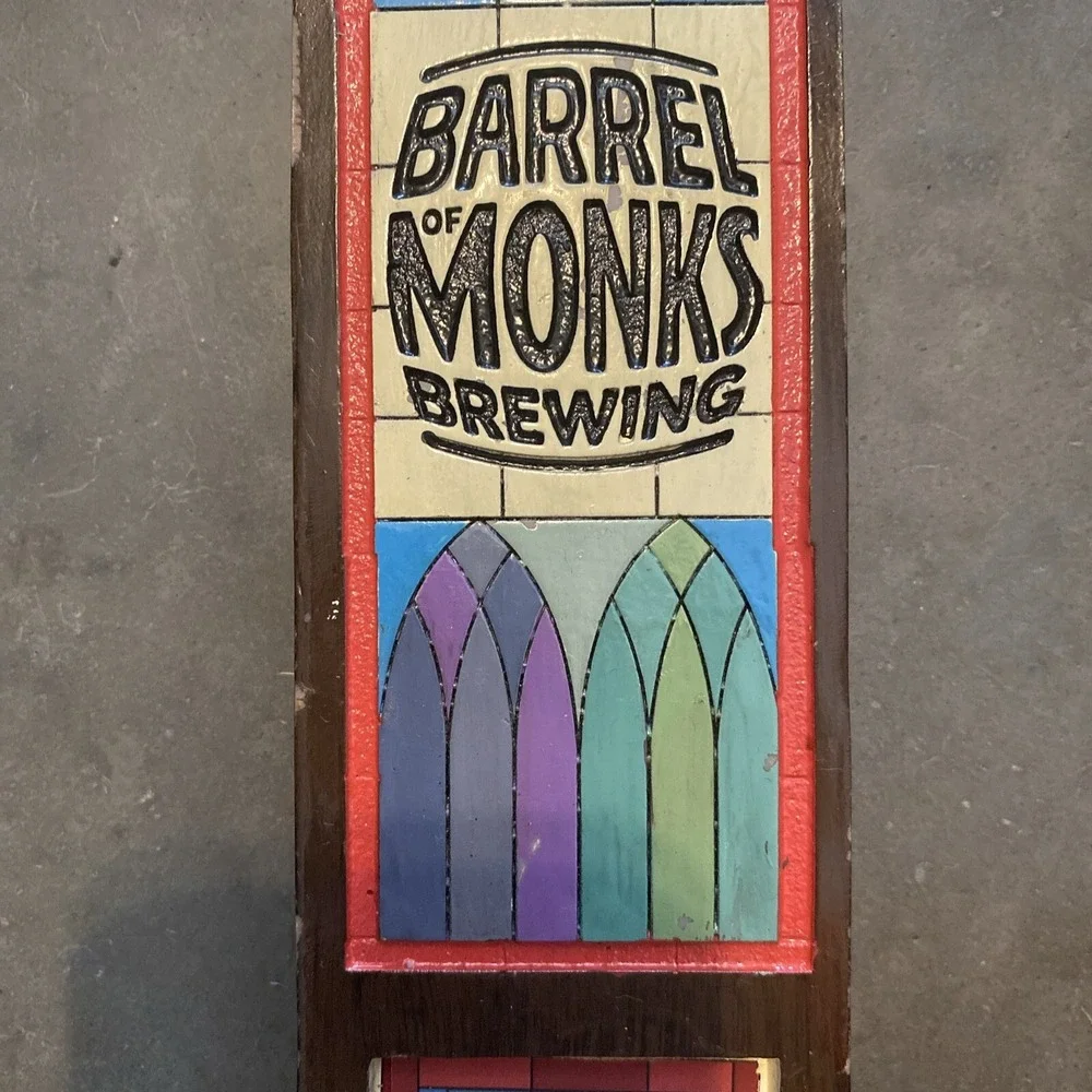 Beer Tap Handle Barrel of Monks Brewing Beer Tap Handle FREE SHIPPING